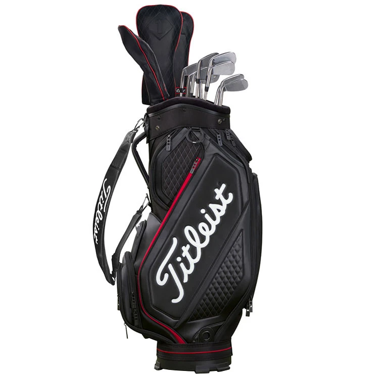 Titleist Jet Black Midsize Staff Golf Cart Bag - Image 4