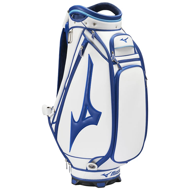 Mizuno Golf Tour Staff Bag White/Blue - Image 2